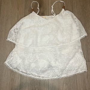 Lace Tank Top Sz Small